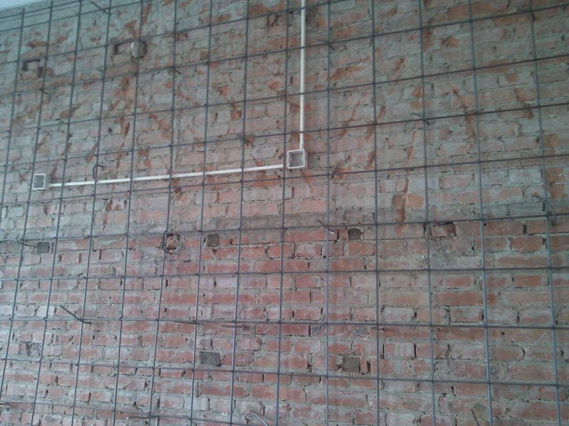 墻面鋼筋網(wǎng)加固工程